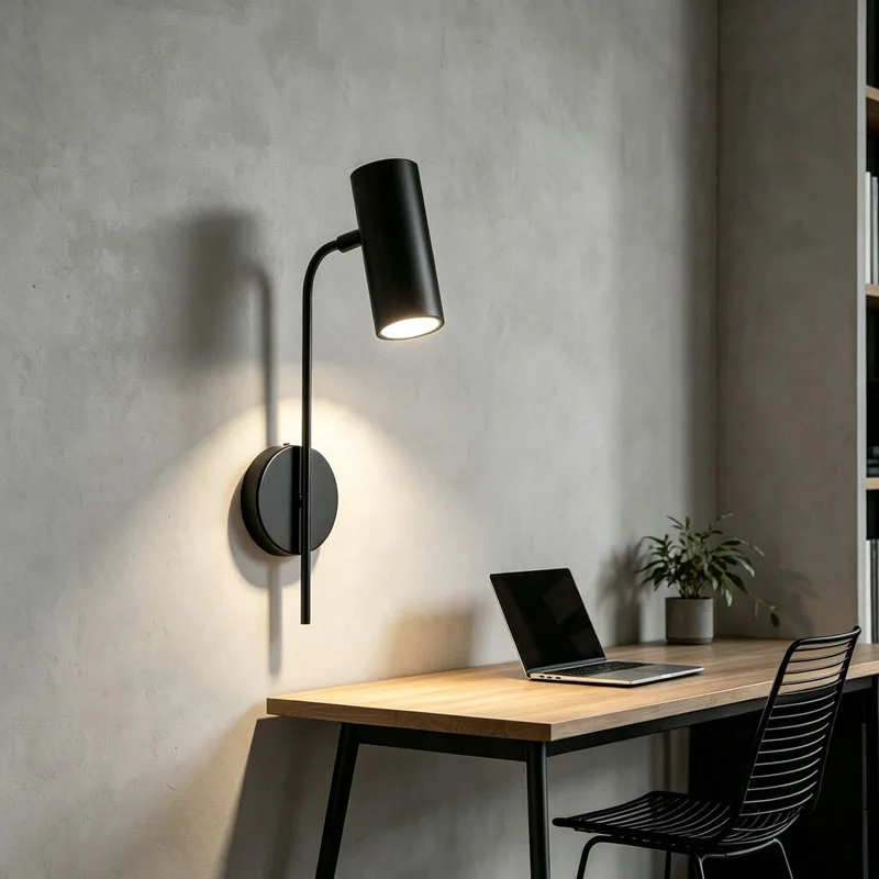 Modern Adjustable LED Wall Lighting for Bedroom Bedside Nordic Wall Lamp Study Reading Lights Indoor Decor Lighting Luminaire