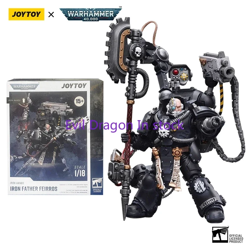 JOYTOY 1/18 Action Figure 40K Iron Father Feirros modello militare Anime