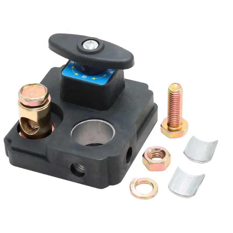 

Выключатель аккумулятора 12–24 В, главный изолятор отключения питания для автомобилей, автодомов и лодок (образная технология, включение/выключение)