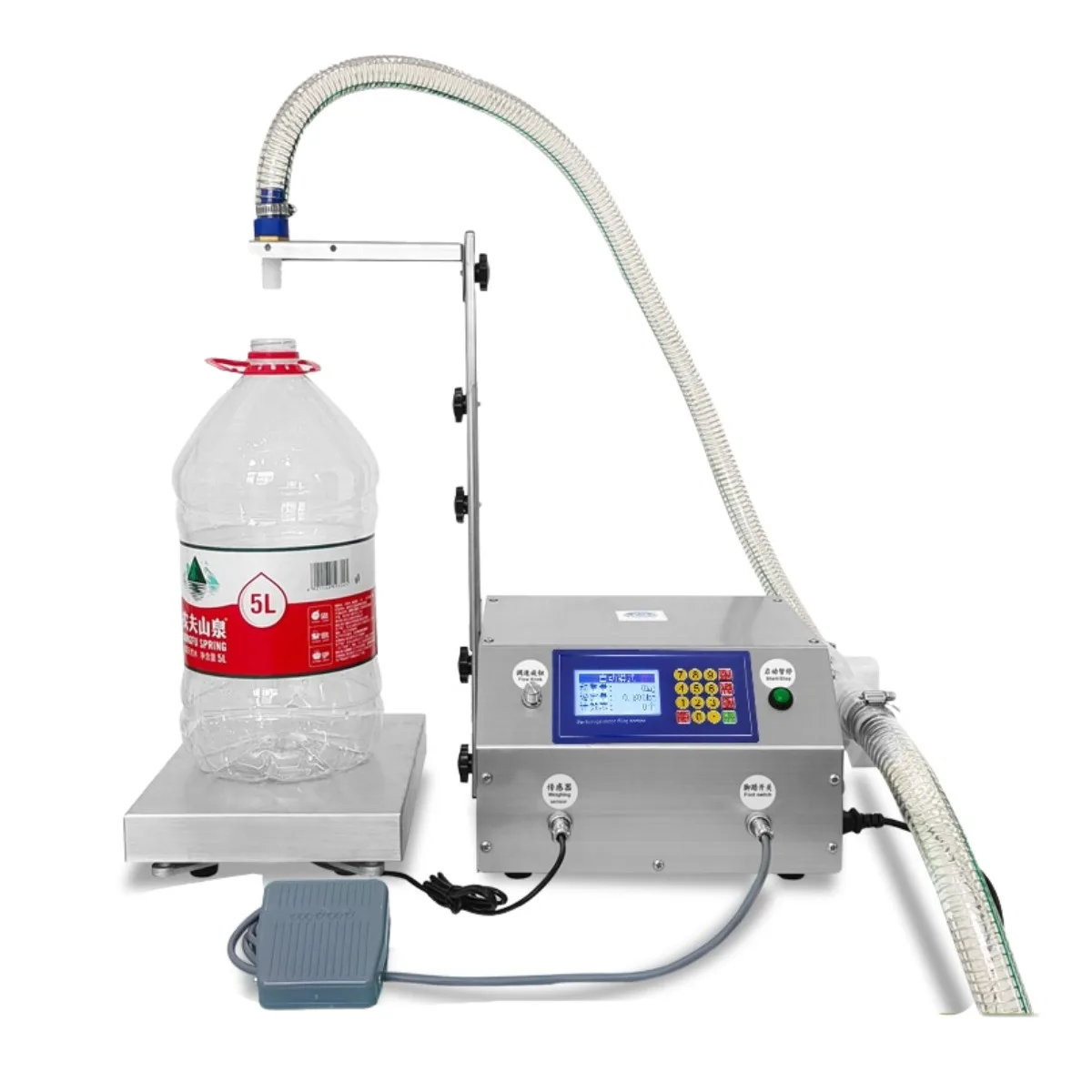 CSY-L36 Automatische quantitative Flüssigkeitsfüllmaschine mit großem Durchfluss für den Zustand zu Hause. Waschmittel für Speiseöldünger