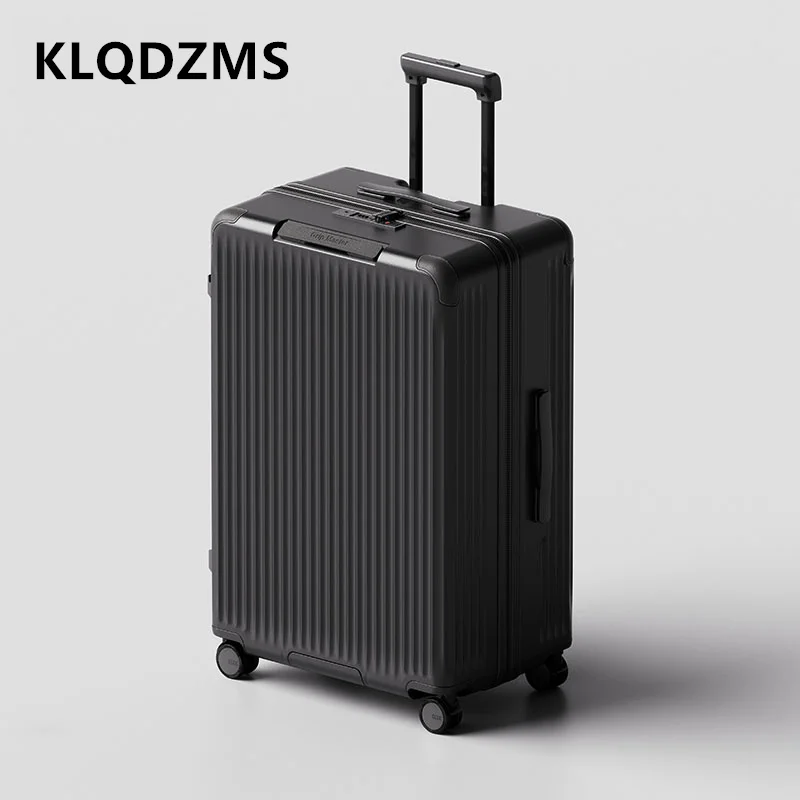 KLQDZMS-maleta de gran capacidad de 20, 24 y 28 pulgadas, bolso de viaje expandible con equipaje de rueda, ABS + PC