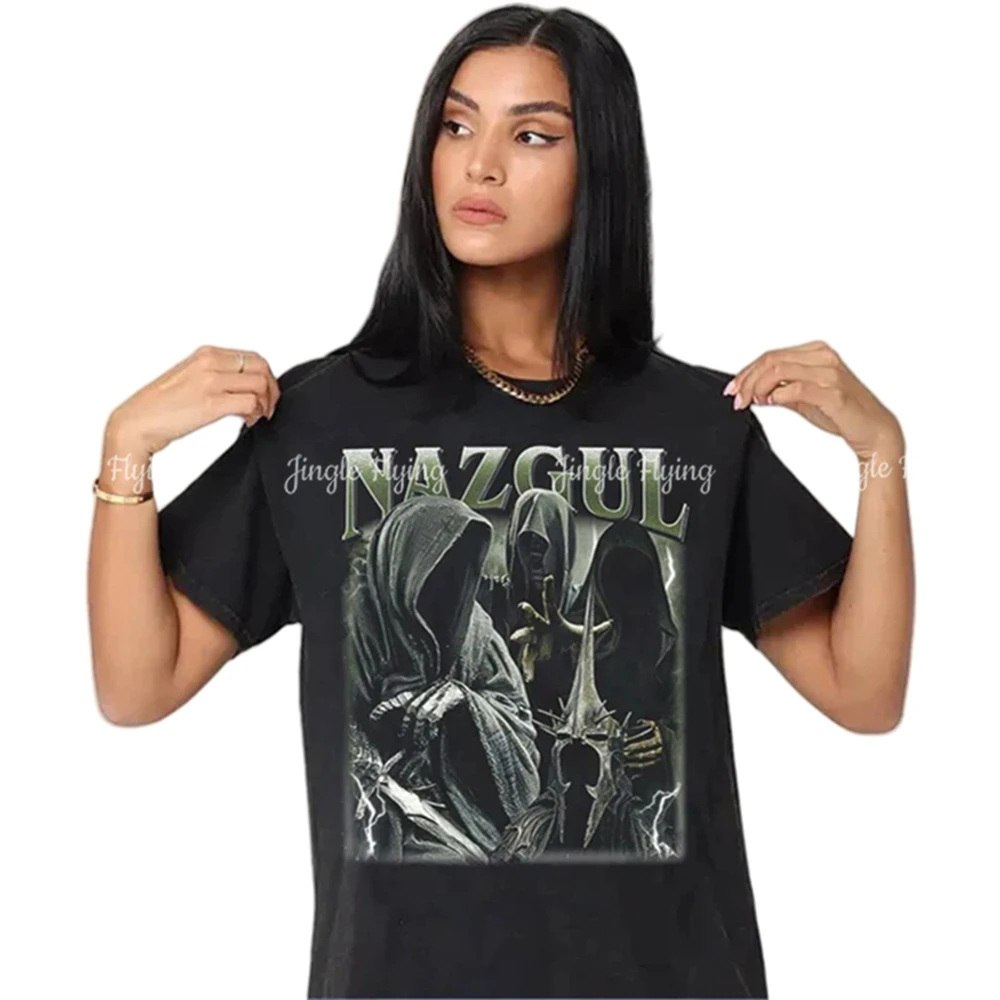 Nazgul Vintage 90\'s Fan Tee Movie Shirt Gift For Woman And Man Unisex T-Shirt