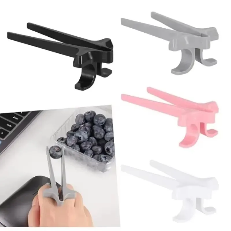 1-3pcs Portable Free-Hands Playing Games Finger Chopsticks Lazy Chopstick Snack Clamp Clips for Gamers Not Dirty Hand Chopsticks