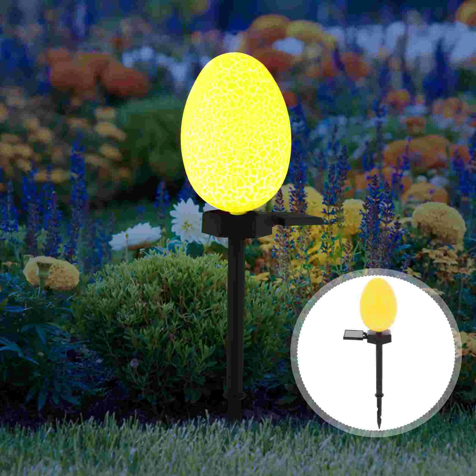 Ostern Solar Lichter Rissige Outdoor Hof Dekoration Wasserdicht Automatische Nacht Sensor Einfache Installation Landschaft