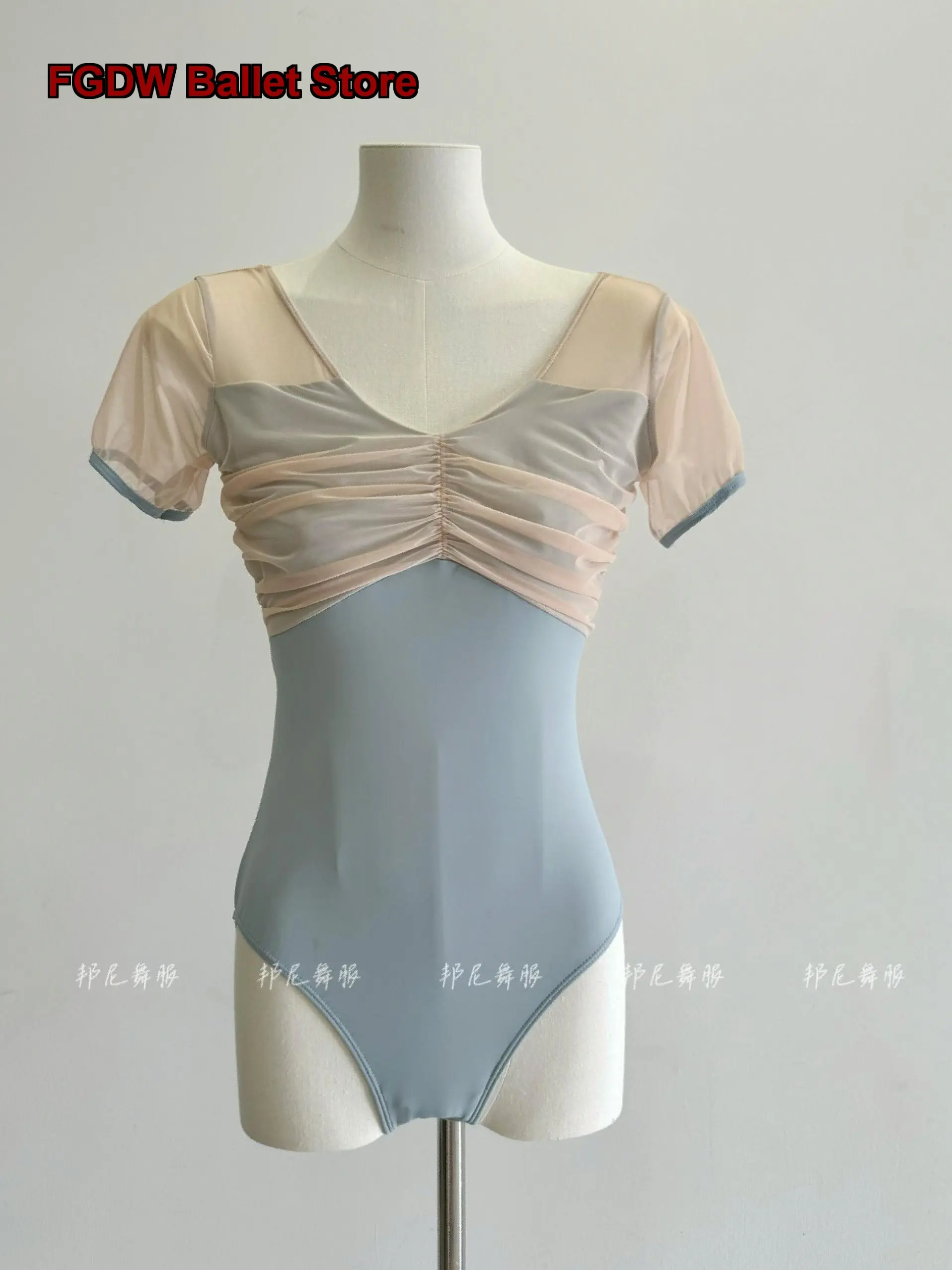 Bonnie Adult Women's Art Exam Body Suit One-Piece Leotard Aerial Yoga Dance Basic Training Costume Practice Leotard Unitard