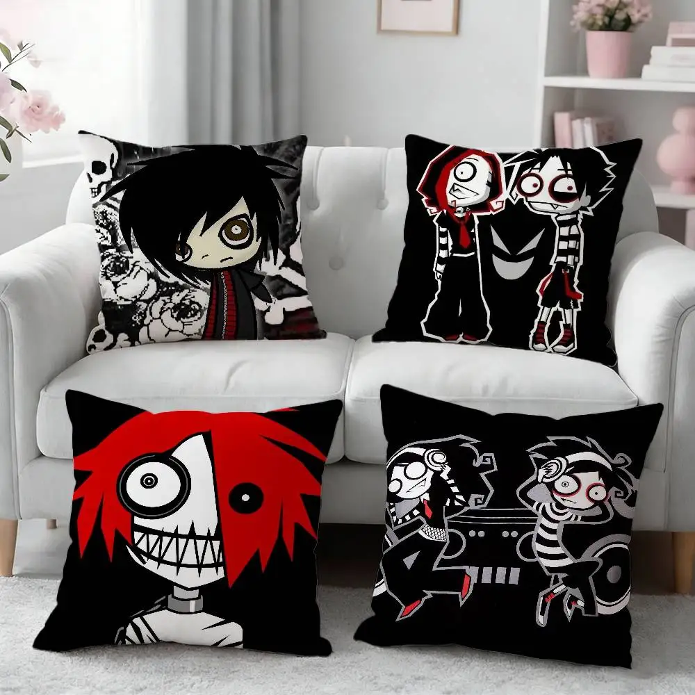 

Emo Subculture Art Pillow Case for Sofa Living Room Home office Decor Protective Cover