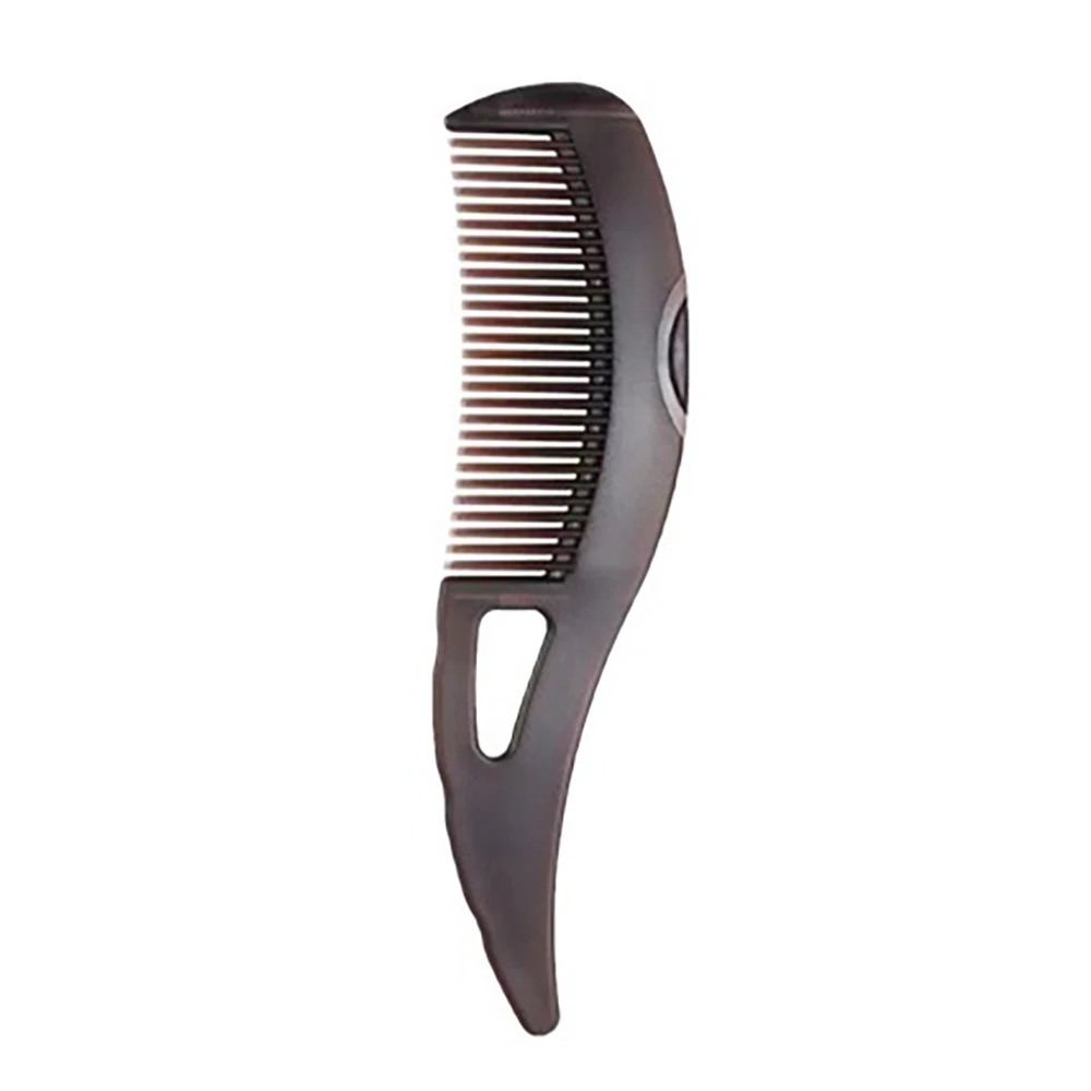 Press-Action Leave-In Hair Comb — Portable Plastic Comb for Removing Dandruff &Sebum—Hollow-Design Leave-In Massage&Energy Comb