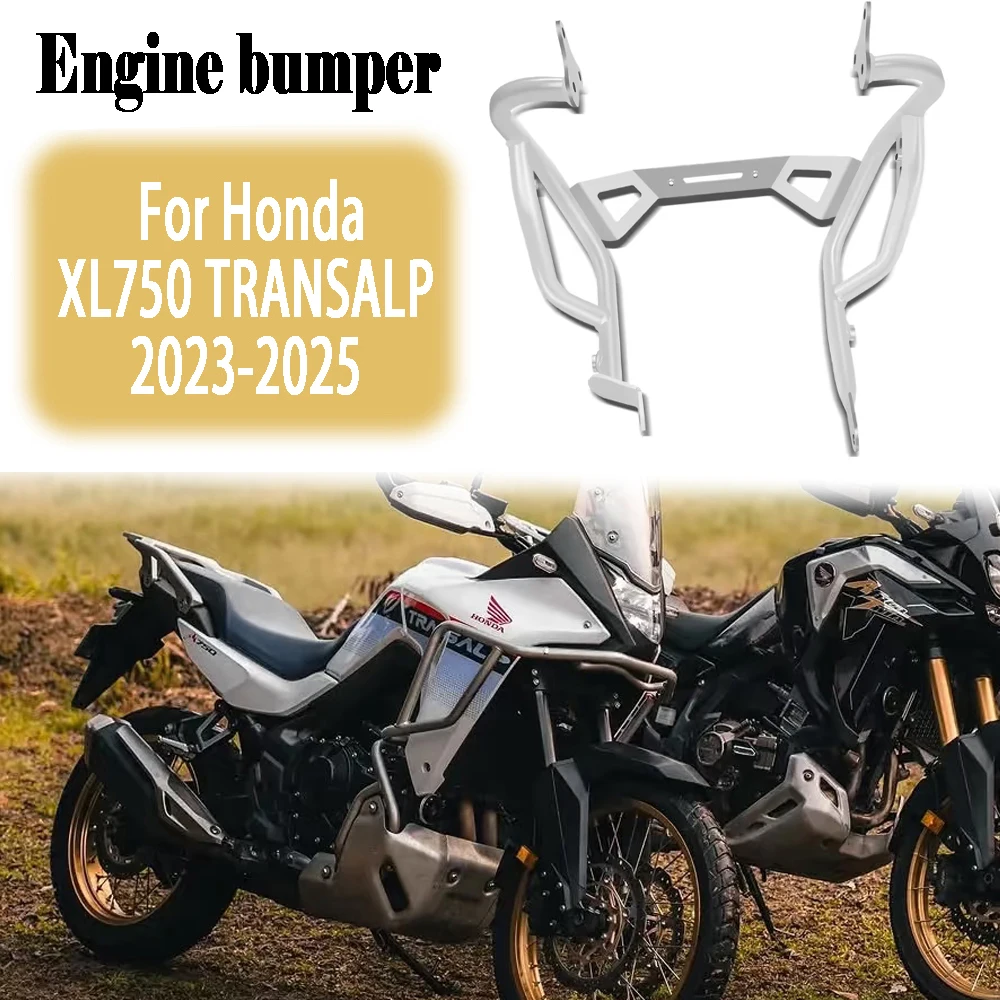 

For Honda XL750 TRANSALP 750 2023-2025 Motorcycle accessories, engine, upper and lower protective bars, collision bar, bumper