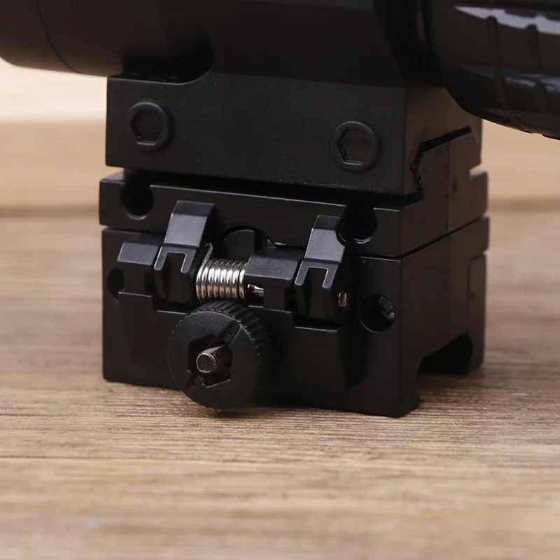 نطاق المكبر البصر القابل للطي مشاهد المدمجة مع غطاء الوجه يصلح ل 20 مللي متر 21 مللي متر السكك الحديدية جبل اللعب تلسكوب الملحقات #6