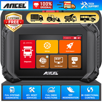 ANCEL V5 HD Heavy Duty Truck Scanner Full System Bidirection 40+ Reset ECU Coding Diesel for Cummins/Detroit Diagnostic Tool