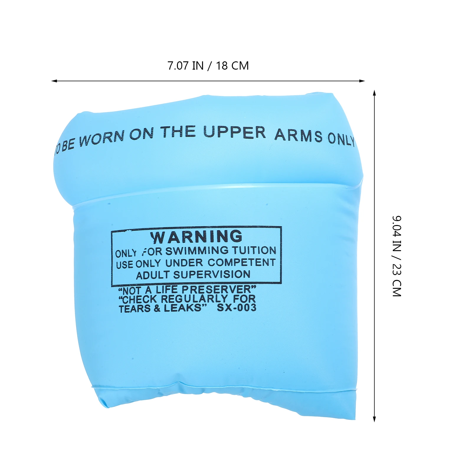 

1Pair Inflatable Swim Sleeve for Adults Pool Floaties Arm Strong Buoyancy Floating Ring for Swimming Practice