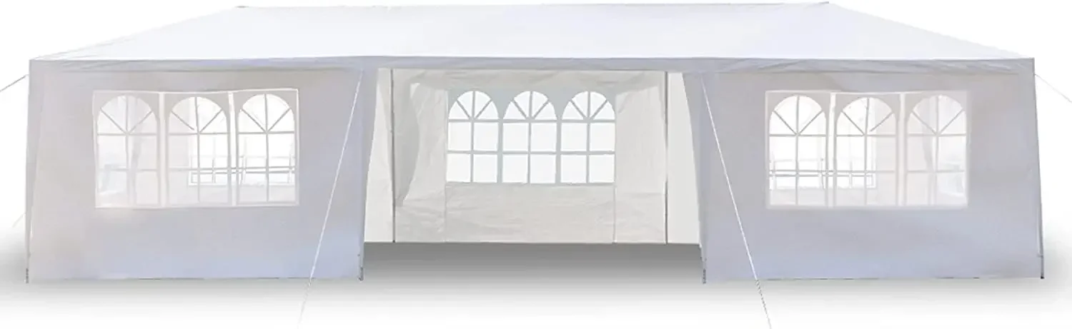 Outdoor 10 x 30 Wedding Party Tent Canopy with 5 Sidewalls