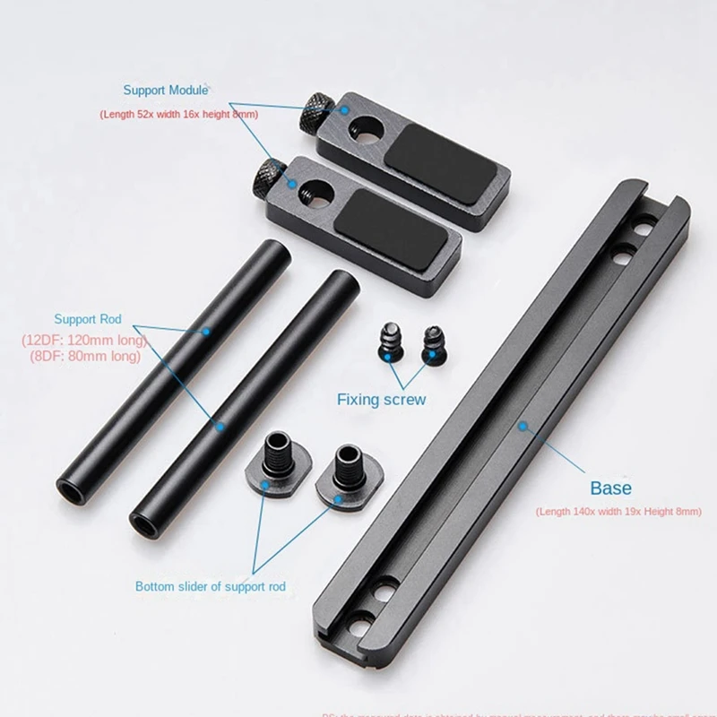 Aluminum Alloy Graphics Card CNC Support Vertical Fixed Box Graphics Card Bracket ATX/ITX/MATX Chassis Cooling Kit