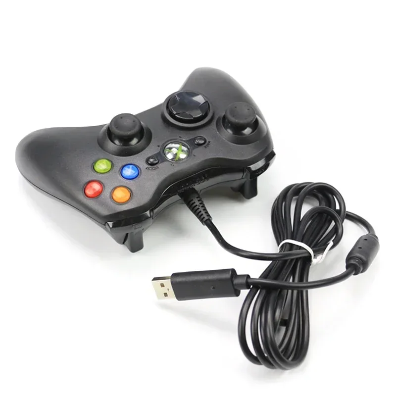 Gamepad joystick portatile con controller Xbox 360 cablato USB per PC Windows compatibile con giochi Xbox