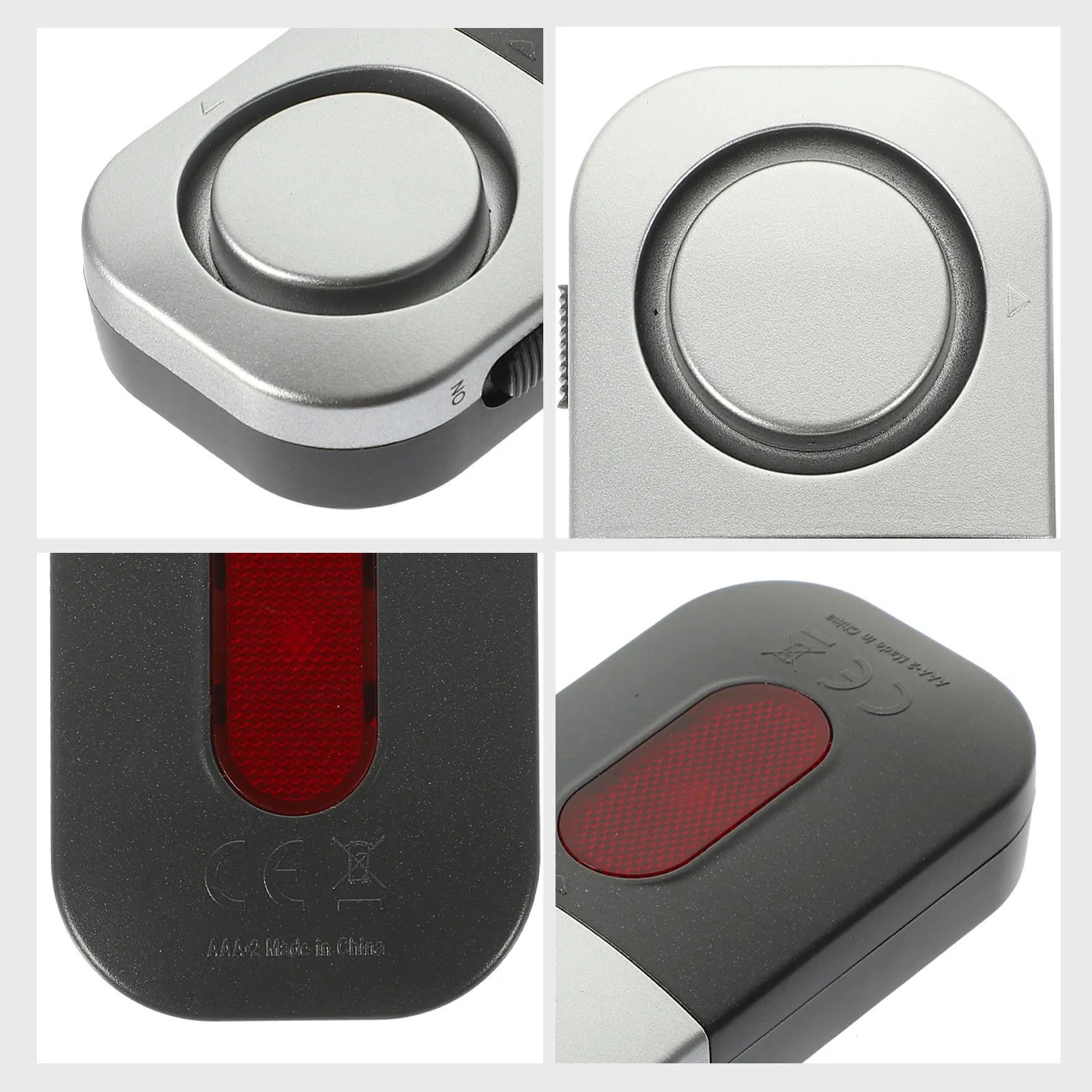 125Db Door Window Alarm Anti-Theft Security Sensor For Home Office Garage Safety Sturdy Long Lasting Entry Warning Alarm