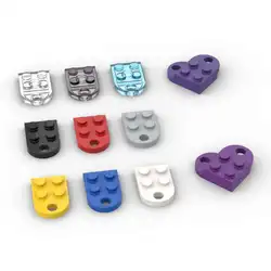 MOC 10PCS 3176 Modified 2x3 With Hole Building Blocks Love Plate Bricks Particle Puzzle Toys Children Valentine's Day Kid Gifts