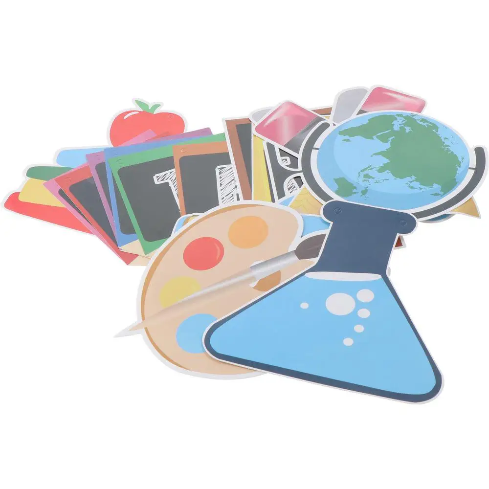 لافتة زينة على شكل زهرة للحفلات الخلفية للمدرسة #1