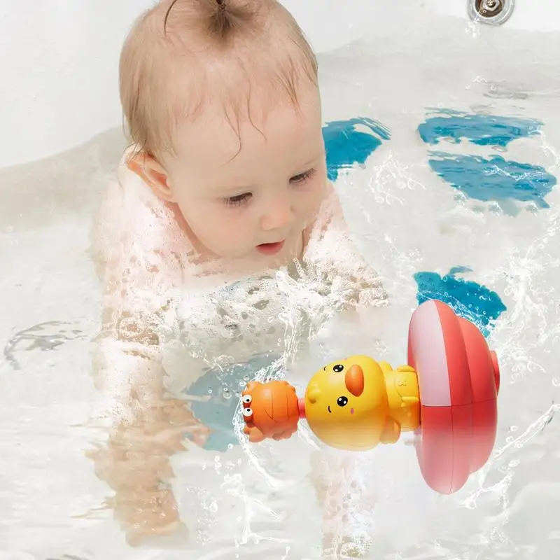 Jouets de bain pour enfants, arroseur d'eau, jouet de baignoire, canard électrique interactif, jeu de plage amusant pour garçons et filles, douche d'intérieur