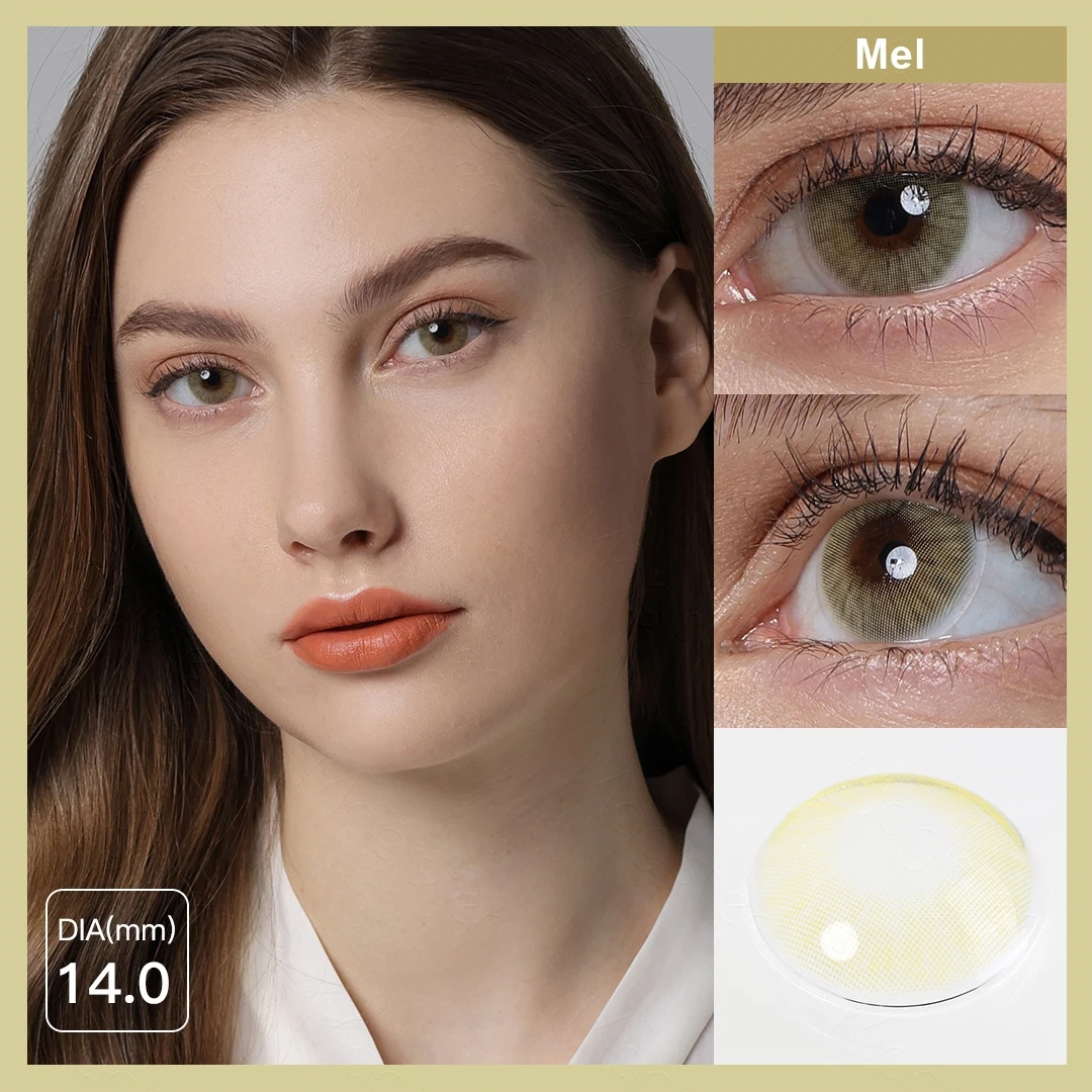 Magister Colored Contact Lenses 1 Pair Color Lens Natural Eye Contacts 6 Months Use Gray Contact Lenses For Eyes Beauty Pupils