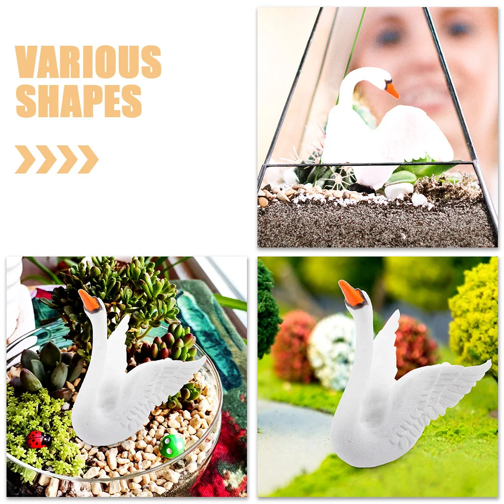 Mini Statues Micro Landscape Ornament Rabbit Decoration Garden Fairy Figurines Tulip Night Light