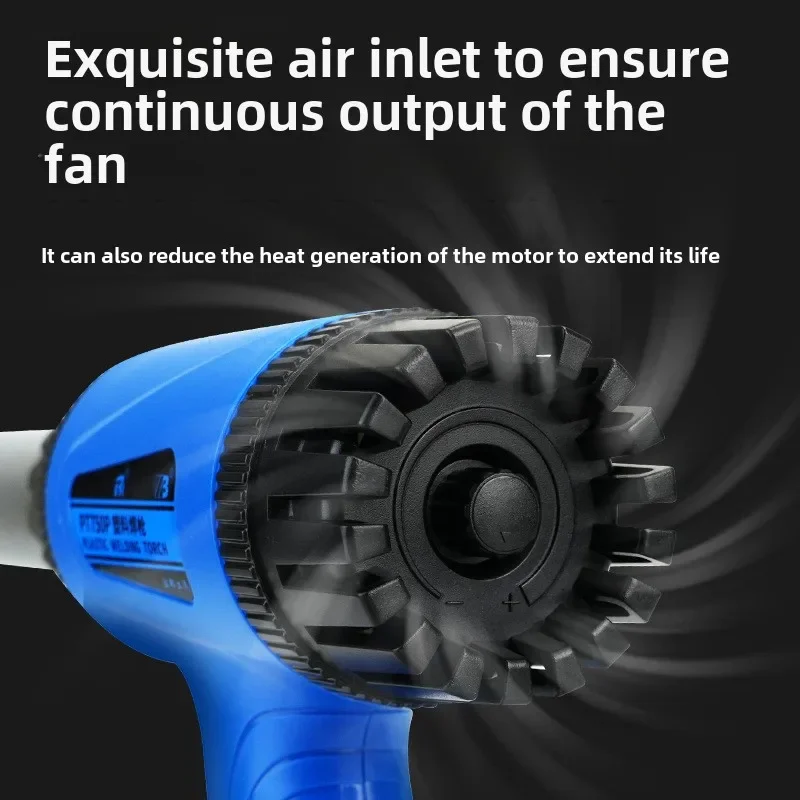 2025 Temperature Regulating Hot Air Gun Plastic Welding Gun Baking Gun Car Bumper Household Welding Tool PP PVC Welding Machine