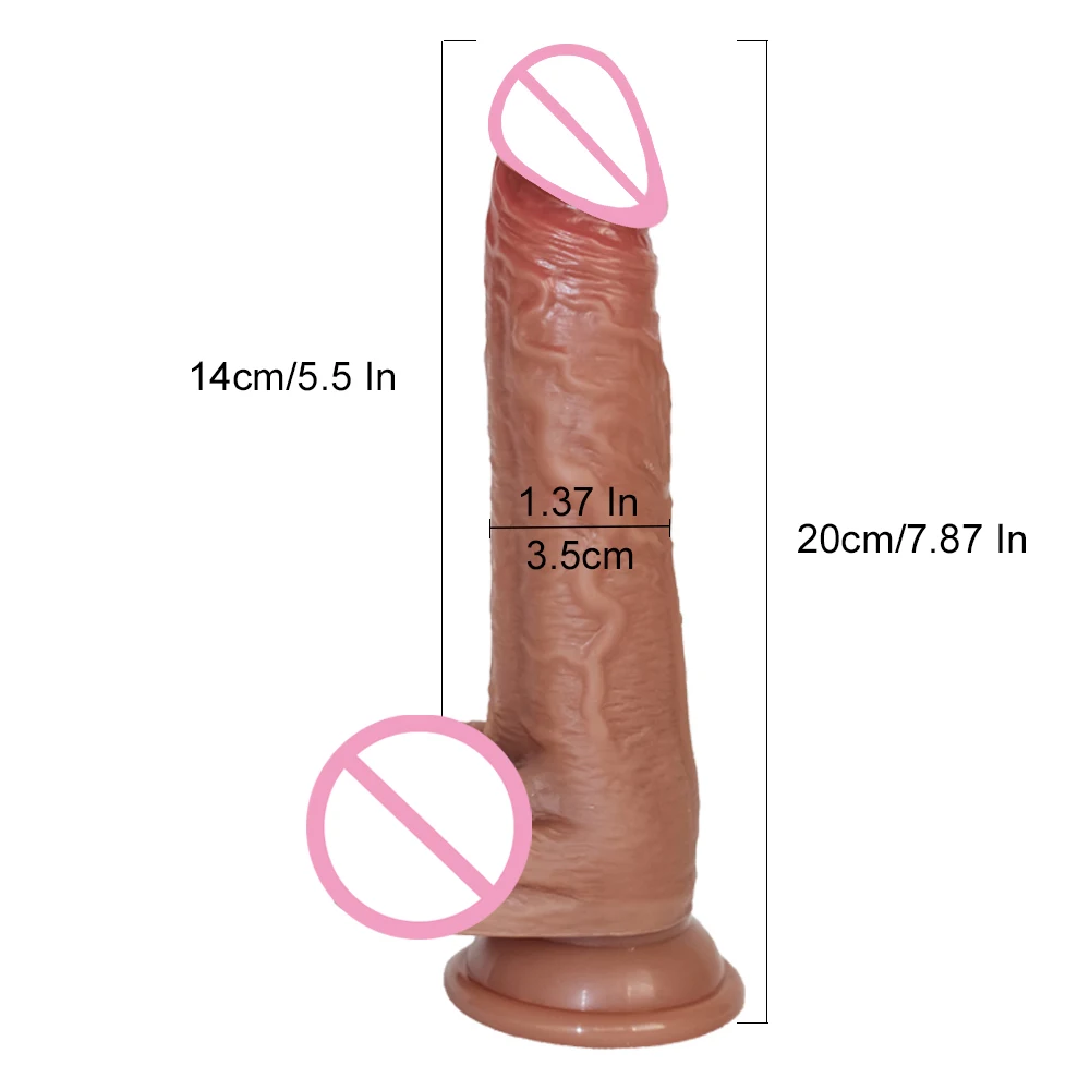 Realistic Dildos Big Penis Anal But Plug Soft Dildos with Suction Cup Skin Feeling Fake Cock G Spot Sex Toys for Women Adult 18