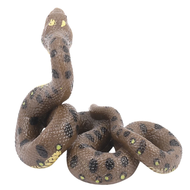 Children's Toy Snake Model Simulation Reptile Giant Python Big Python Wild Animal Snake Model