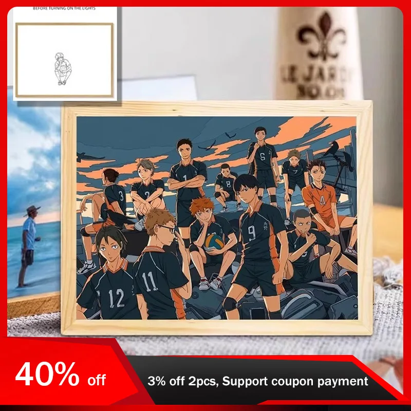 

22cm/8.66in 3D Anime Teenager Peripherals Light Painting Night Light Cartoon Led Desktop Collectible Display Bedroom Decoration