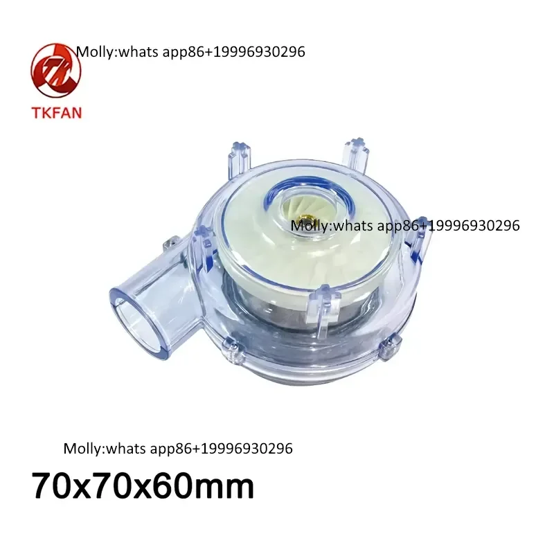 24V Tekanan Tinggi 7.8Kpa Brushless DC Micro Blower 36000rpm Tahan Air Blower Sentrifugal Rendah Kebisingan untuk Sistem Vakum