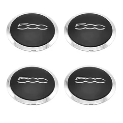 2/4PCS Silver 133mm Hubcap For Fiat 500 Wheels Centre Hub Caps Set 68078419AC 68078421AC Dust Cover Wheel Hub Cap 51884863