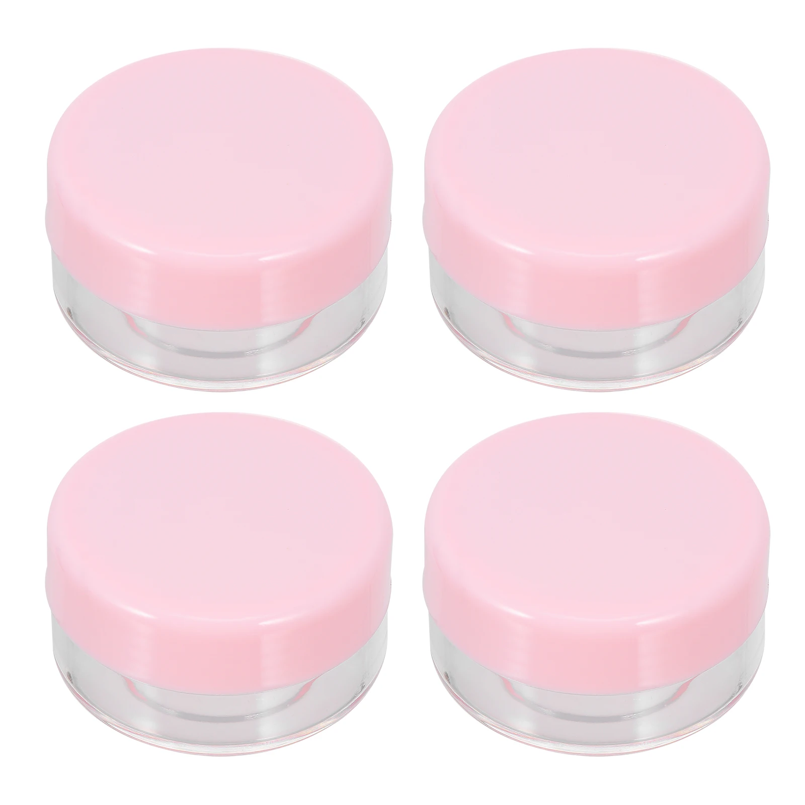

100 Pcs Portable Travel Sub Boxes 10g Capacity Cream Jars Storage Containers Plastic Sample Bottles Unmarked Easy Clean