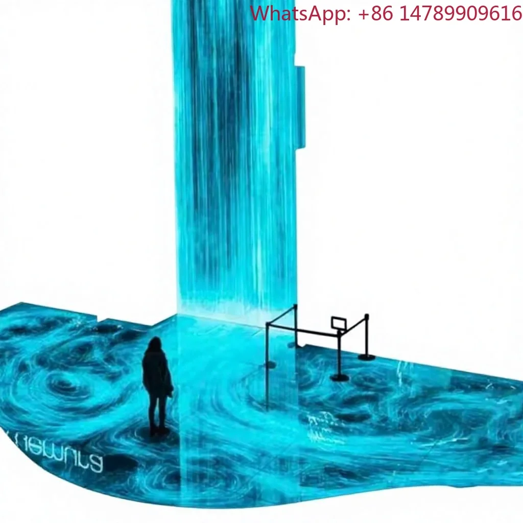 Human-Screen InteractionLED Dance Floor Display Panel 500x1000mm 4K HDR10+ 5000cd Brightness High Refresh Rate Interactive Stage