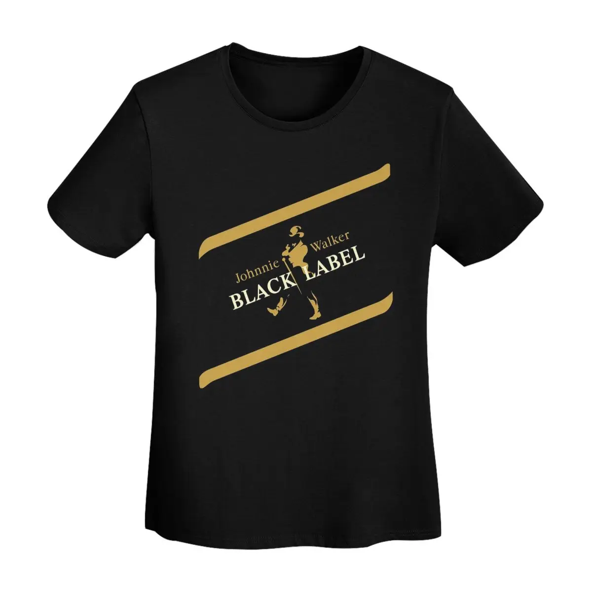 

Johnnie Walker T-Shirt Women Short Sleeve T Shirts O-Neck Clothing Cotton Summer Tees Streetwear