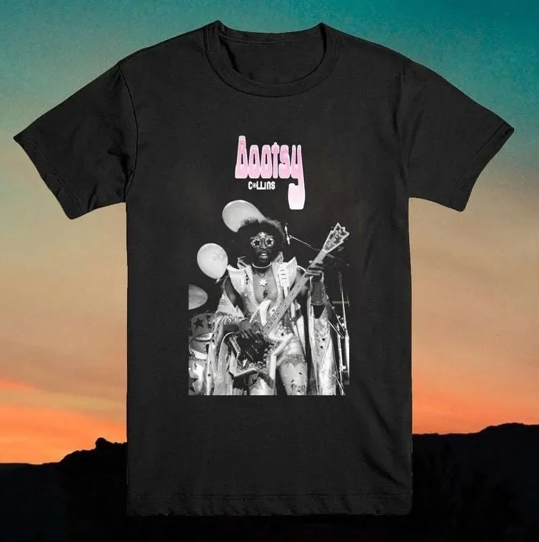 Bootsy Collins Bottzilla Vintage Unisex Black T-shirt