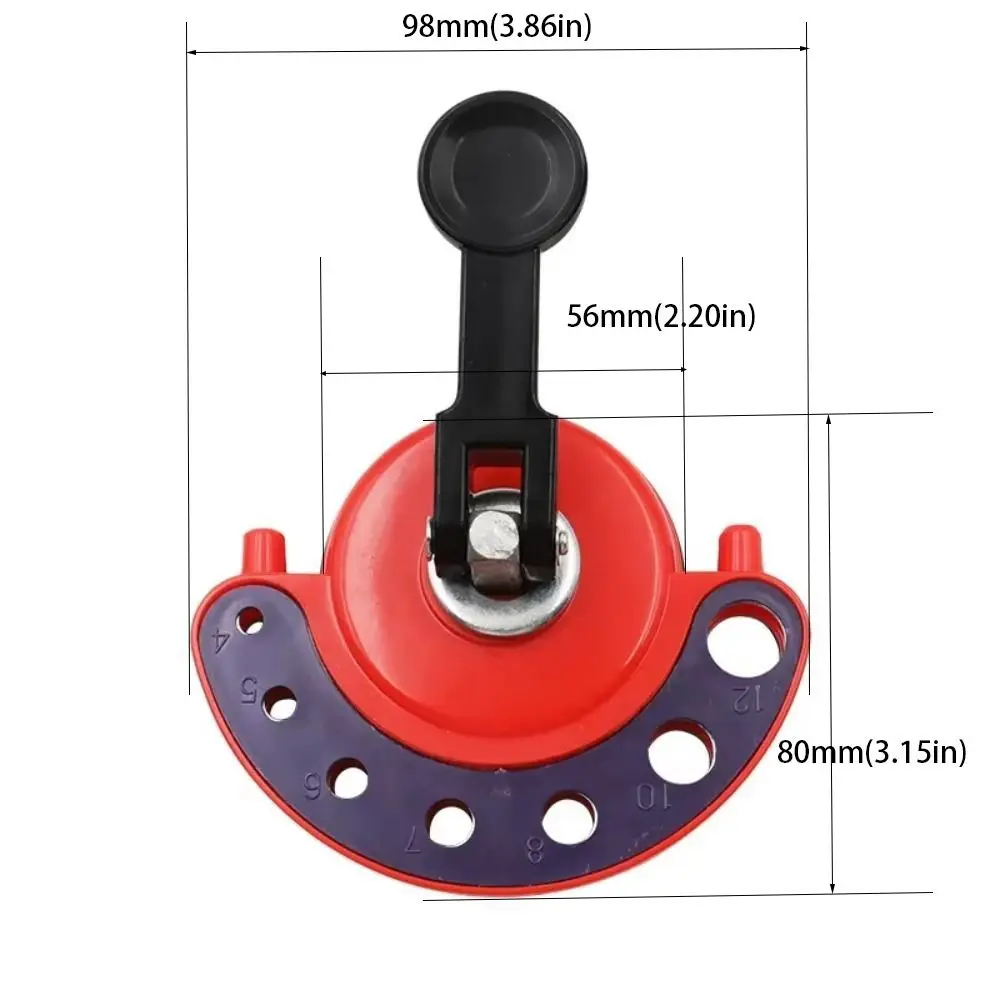 Drill Bit Glass Opening Locator Core Bit Hole Punch Glass Tile Hole Locator 4-12mm Adjustable Guide Openings Locator Woodworking