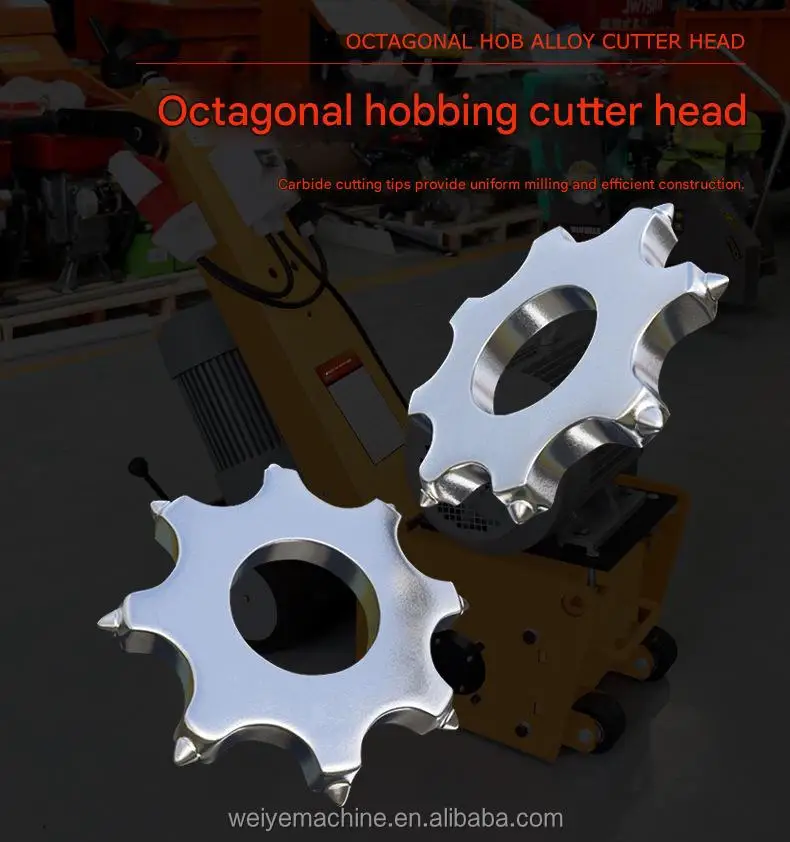 Concrete Machinery Equipment 300 Concrete Floor Scarifier MachineFactory Price Scarifying Milling Machine for Concrete Flooring