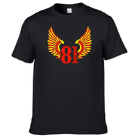 Support 81 Hells Angels T Shirt 100% Cotton Top Sales Shirt N12 graphic t shirts men clothing oversized t shirt harajuku