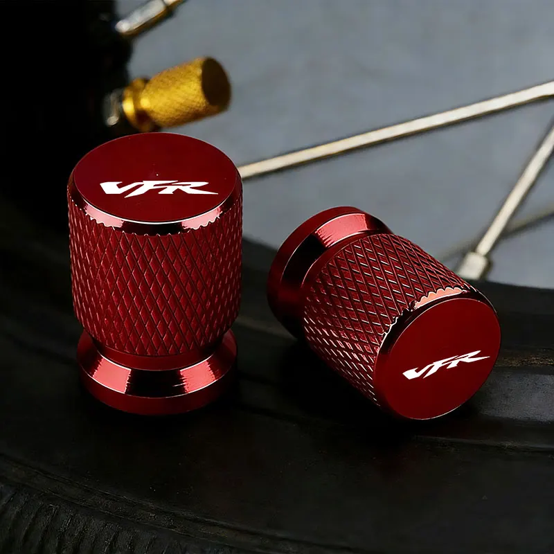 

Для мотоциклов Honda VFR 400 800 1200 VFR400 VFR750 VFR800 VFR1200 VFR1200F: Колпачки на ниппели колес из ЧПУ-алюминия