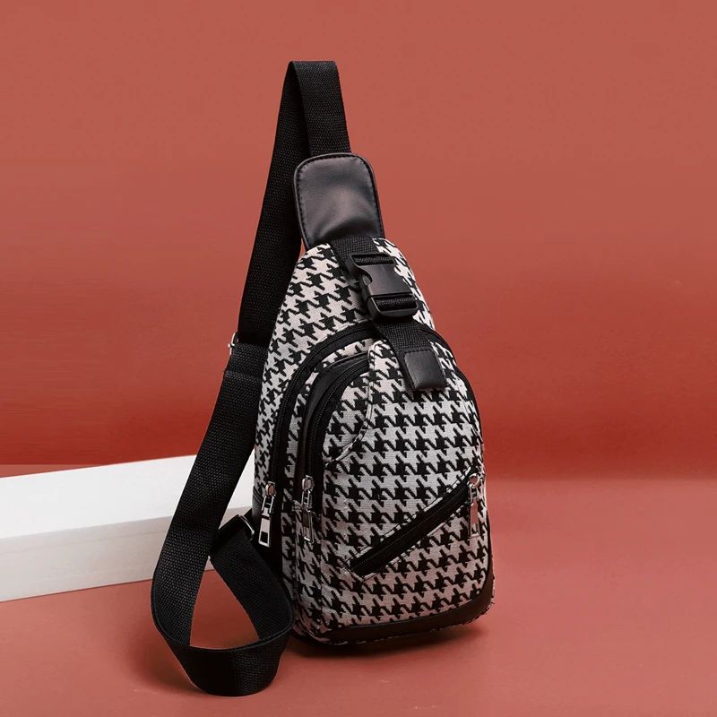 2021 torebki damskie luksusowa torba designerski płócienny Crossbody torba klasyczna torba Houndstooth torba na ramię nowa damska woreczek