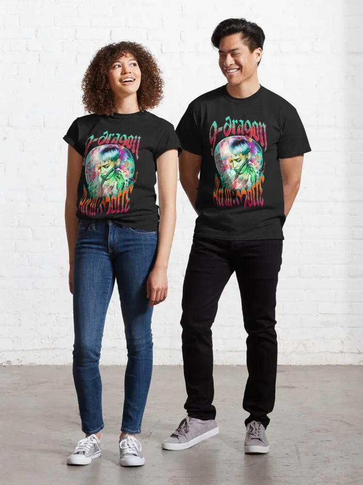 

G-Dragon MOTT3 Classic T-Shirt Oversized T-shirts For Women/Men Clothing New Fashion Top Tees