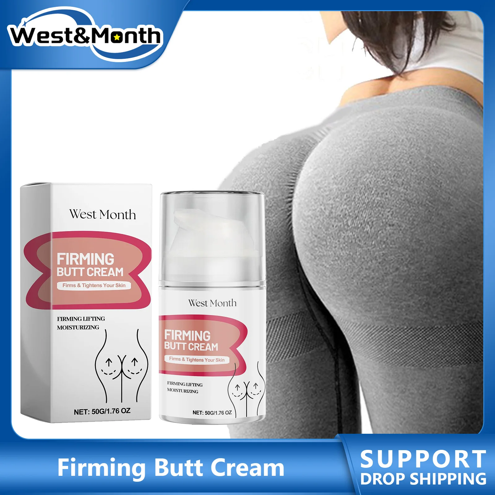 Firming Butt Cream Butt Enlargement Growth Lift up Ass Firm Tighten Shaping Non Greasy Body Sexy Hip Buttock Augmentation Cream