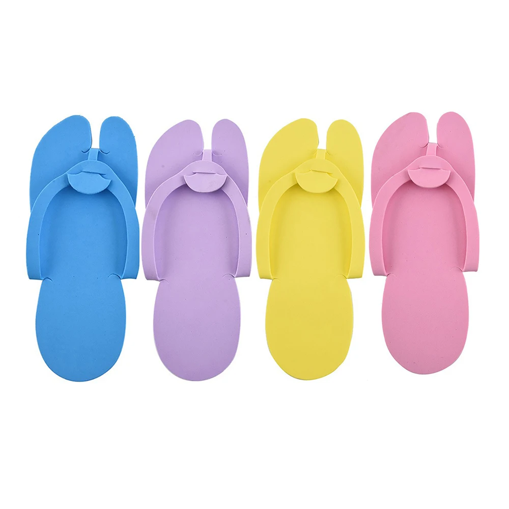 48 Pairs Disposable Foam Pedicure Slippper Open Toe Salon Dedicated Shoes Foot Flip Flop