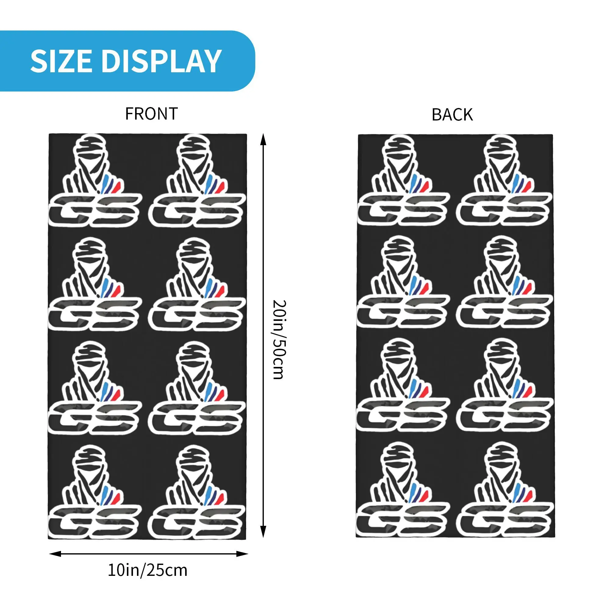 D-Dakares باندانا الرقبة الجراب مطبوعة مضحك دراجة نارية موتو Gs مغامرة قناع وشاح دافئ الدراجات وشاح ركوب للجنسين الكبار