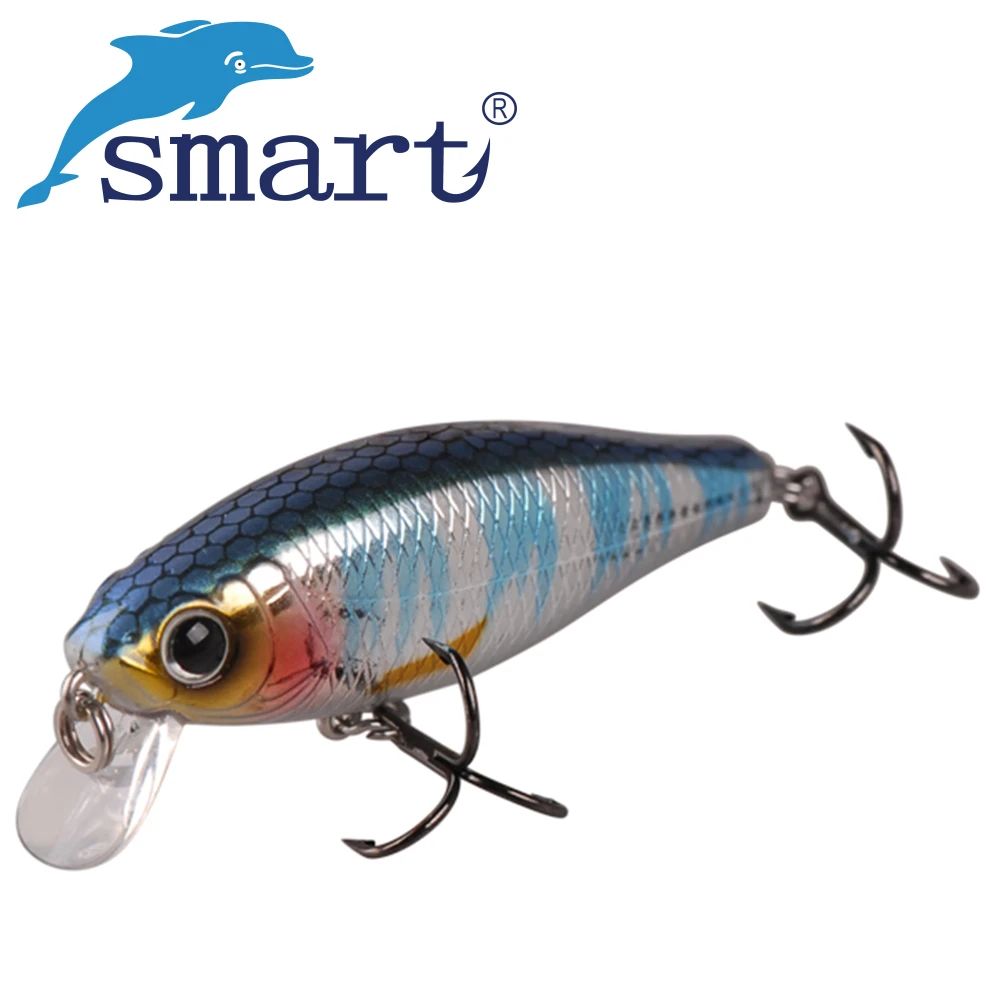 Smart Crank Lure 50mm 5.8g VMC Hook Floating 1.0m Fishing Lures Isca Artificial Hard Bait for Carp Fishing Plastic Wobblers