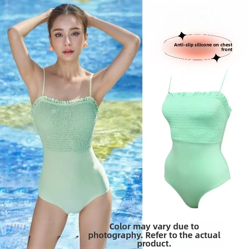 

Элегантный цельный купальник для женщин: сексуальный, корректирующий, без бретелек, для термальных источников и отпуска, со съемными вкладышами для груди