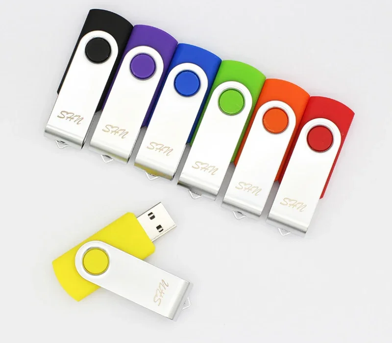 Custom Logo USB Key Shape Pendrive Metal Memory Stick 4GB 8GB 16GB 32GB 64GB Usb Flash Drive Pen Drive Flash Usb Disk Pen Drive