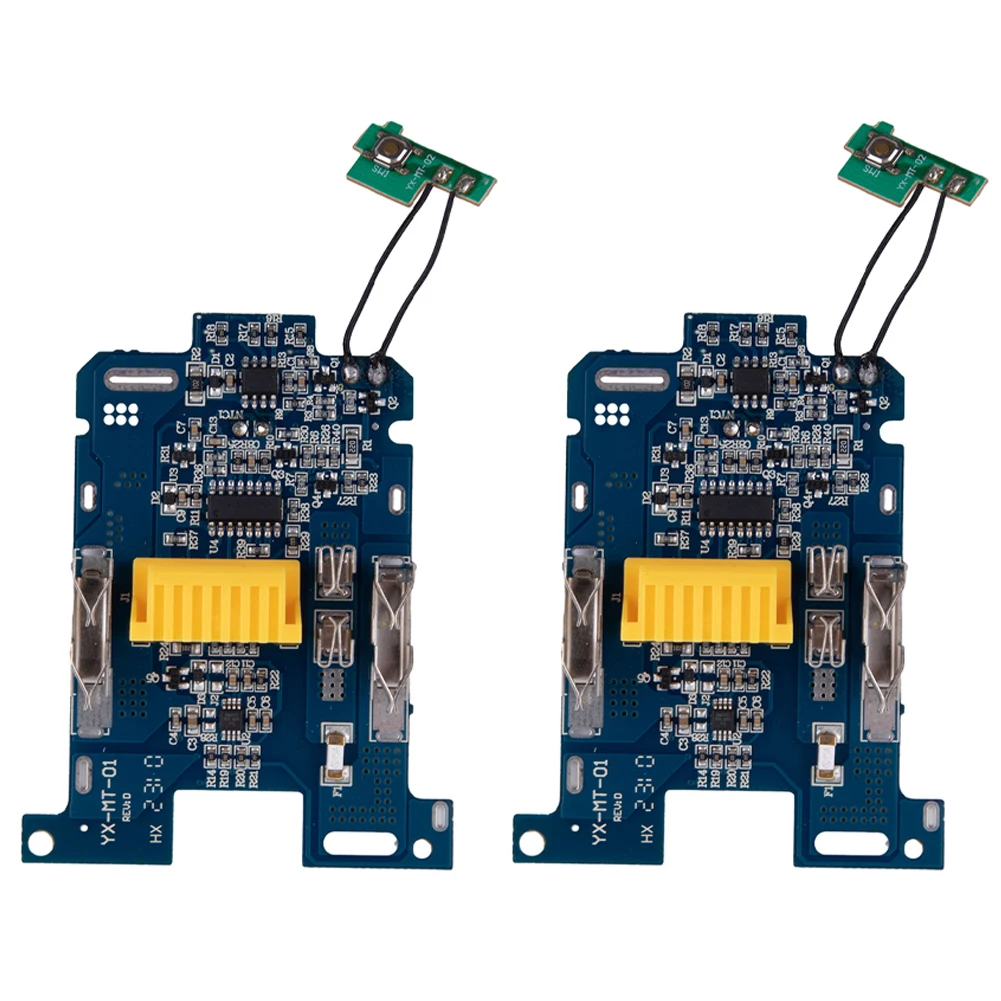 For 18V Li Ion Battery Charging Protection Board 2pcs for BL1830 BL1850 BL1860B with Overheat Overload Voltage Protection