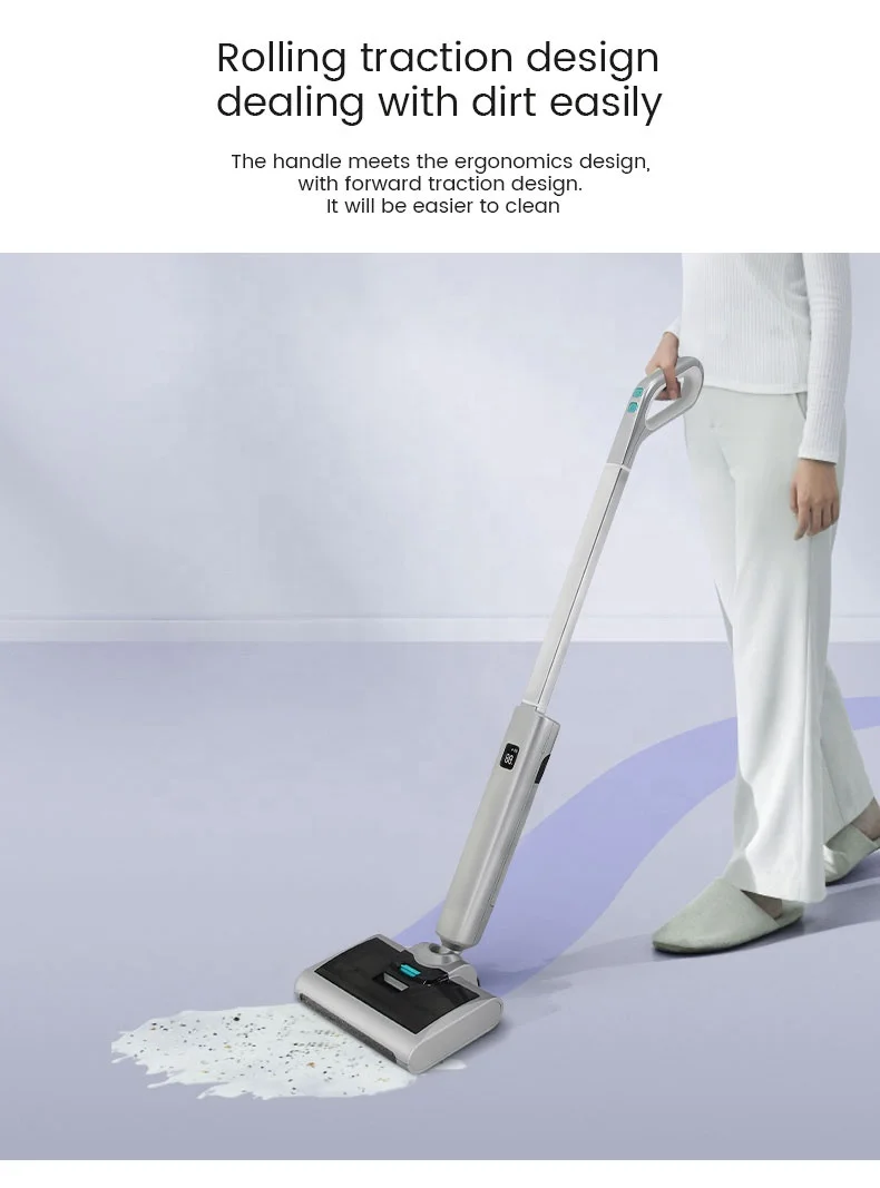 Household Wet and Dry Handheld Floor Scrubber Wireless Mopper and Cleaner Upright Washing Machines