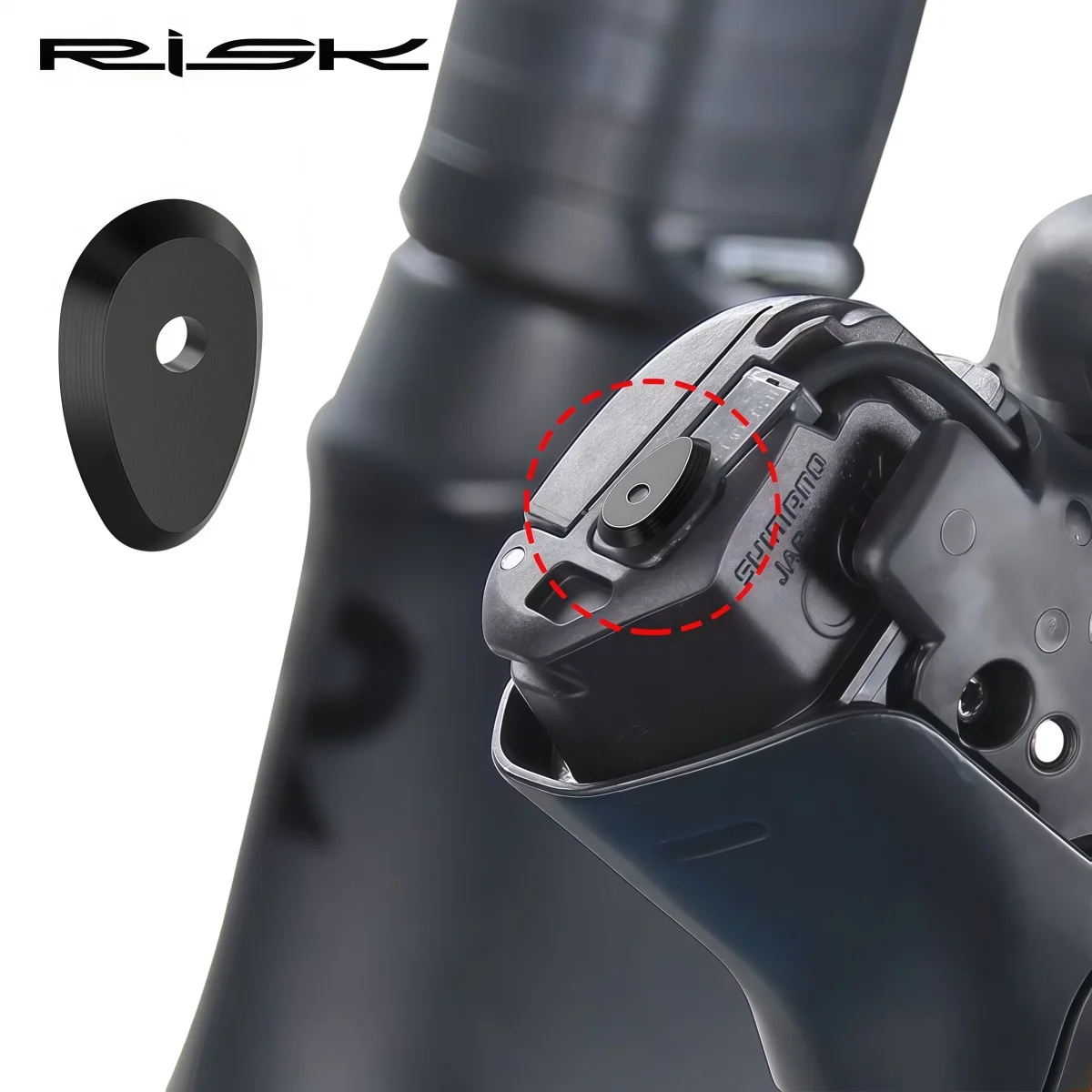 RISK RC315 Tastenpads für SHIMANO ULTEGRA R8170 / DURA-ACE R9270 Di2 elektronische Schalthebel – 4-teilige Schutzabdeckungen – Detail 7