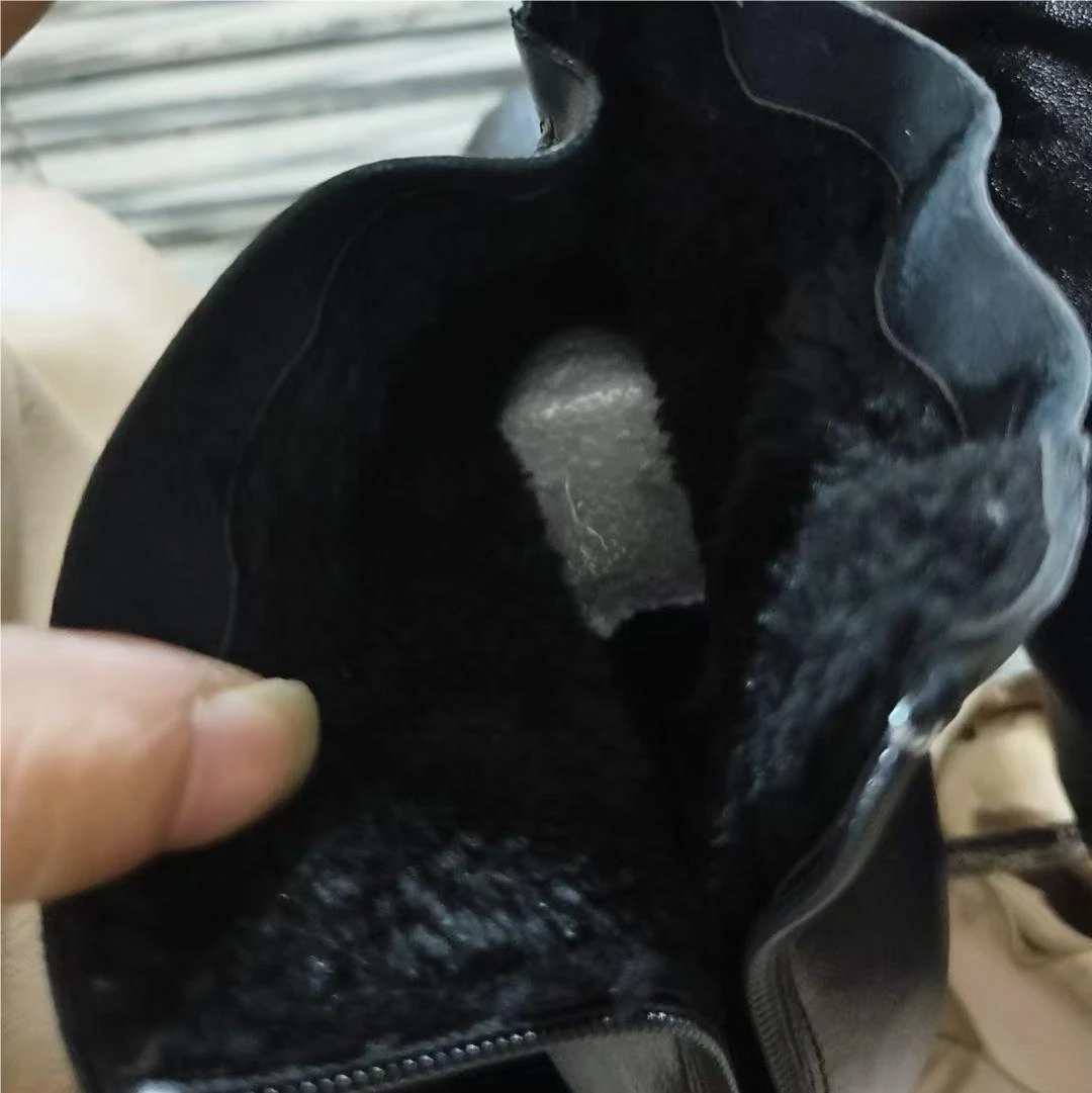 2026 جديد المرأة حذاء من الجلد تكدرت طوق إسفين كعب الجوارب مع الجلود الناعمة الخريف/الشتاء موضة أحذية بوت قصيرة للأمهات #6